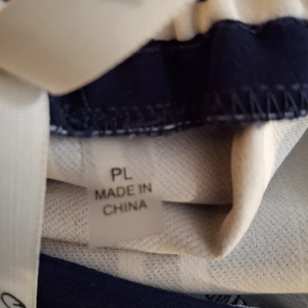 NY Collection Women's Navy and White Striped Palazzo Pants